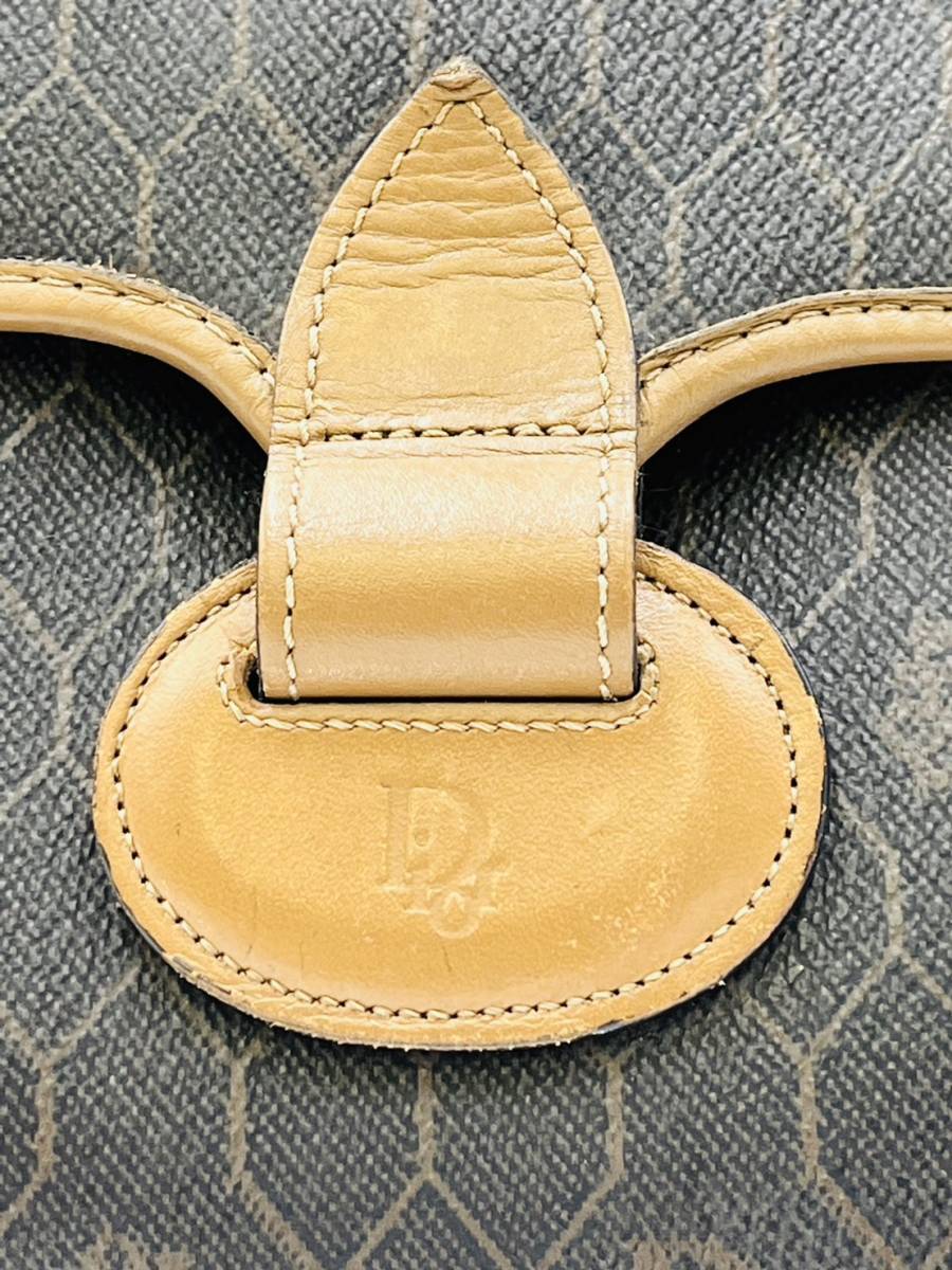 現状品】Christian Dior ディオール ヴィンテージ シハニカム柄 PVC
