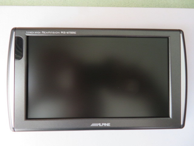 美品 ALPINE アルパイン 7インチ リアビジョン モニター ヘッドレスト