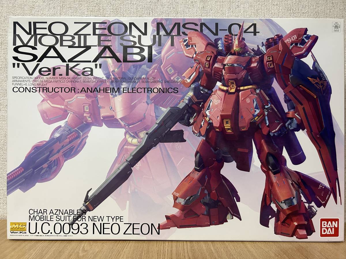 バンダイ 1/100 MG MSN-04サザビー「Ver.Ka」(カトキハジメバージョン)