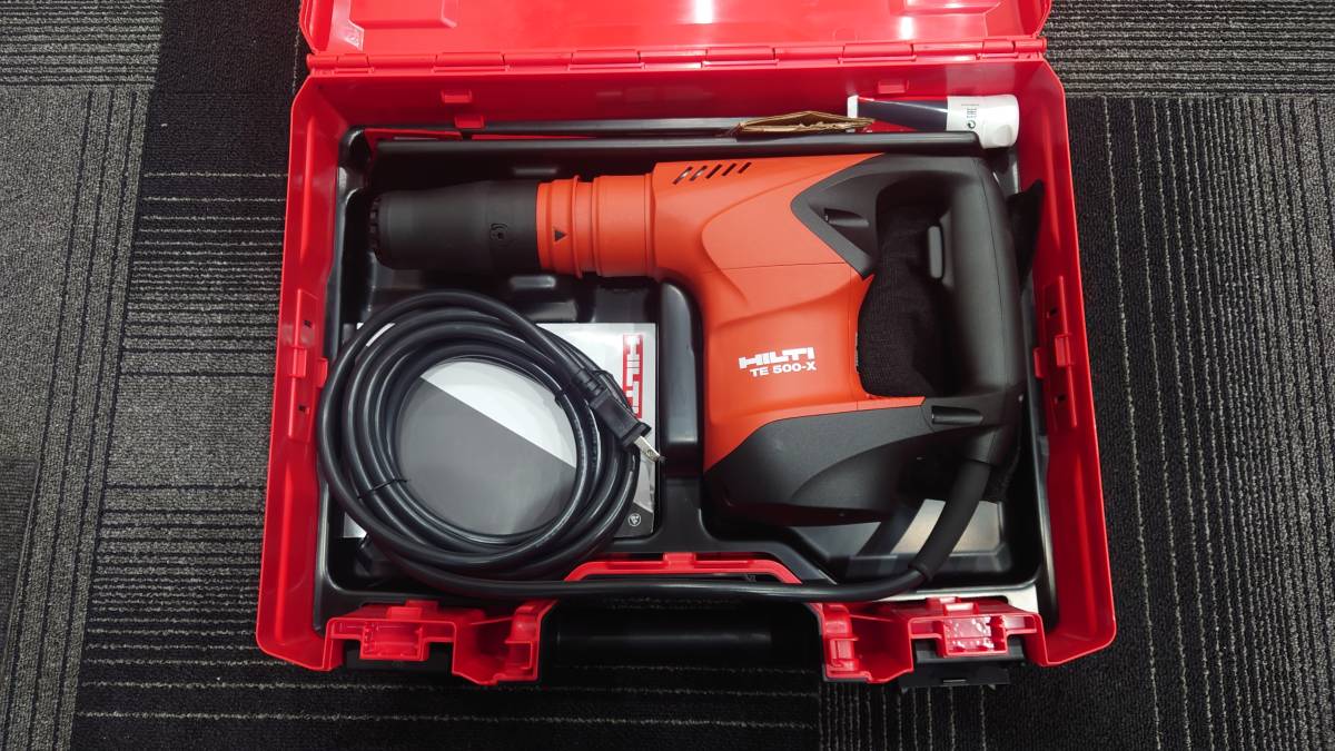 HILTIヒルティTE500-Xハツリ【新品】おまけ付き。 HILTI 電動 HILTIヒルティTE500-Xハツリ【新品】おまけ付き。 HILTI 電動
