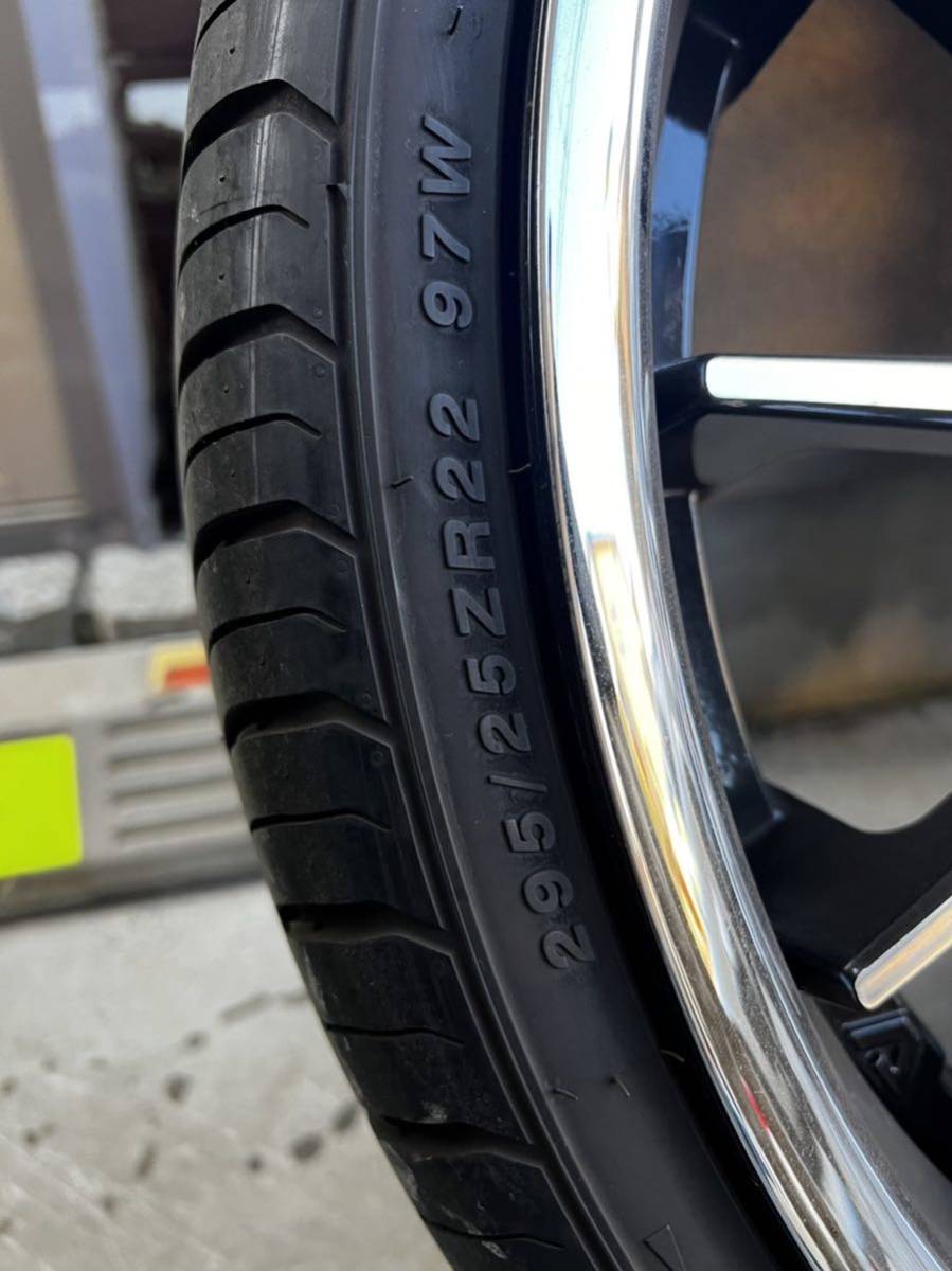 ADVENTUS 22インチ　PCD115 綺麗　クライスラー　300C アメ車 pcd - Yahoo!オークション 22インチの中古品・新品 タイヤ 22×9.5