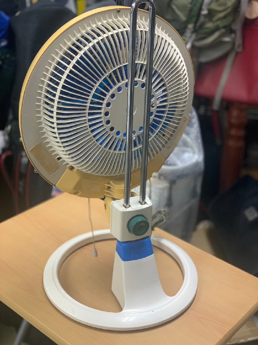 み レトロ扇風機 アンティーク 日立 さわ風 H-30CL 強弱3段階 60分