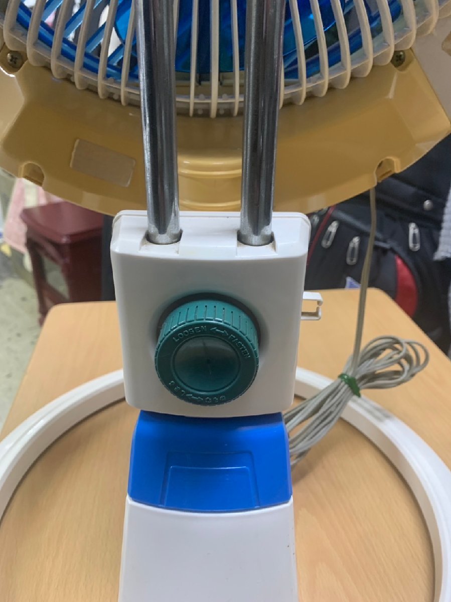 み レトロ扇風機 アンティーク 日立 さわ風 H-30CL 強弱3段階 60分
