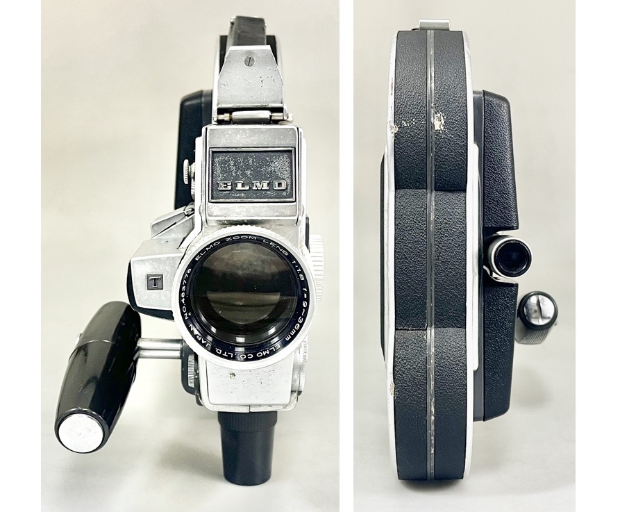 ☆ELMO エルモ DOUBLE SUPER8 C-300 8ミリビデオカメラ ELMO ZOOM LENS