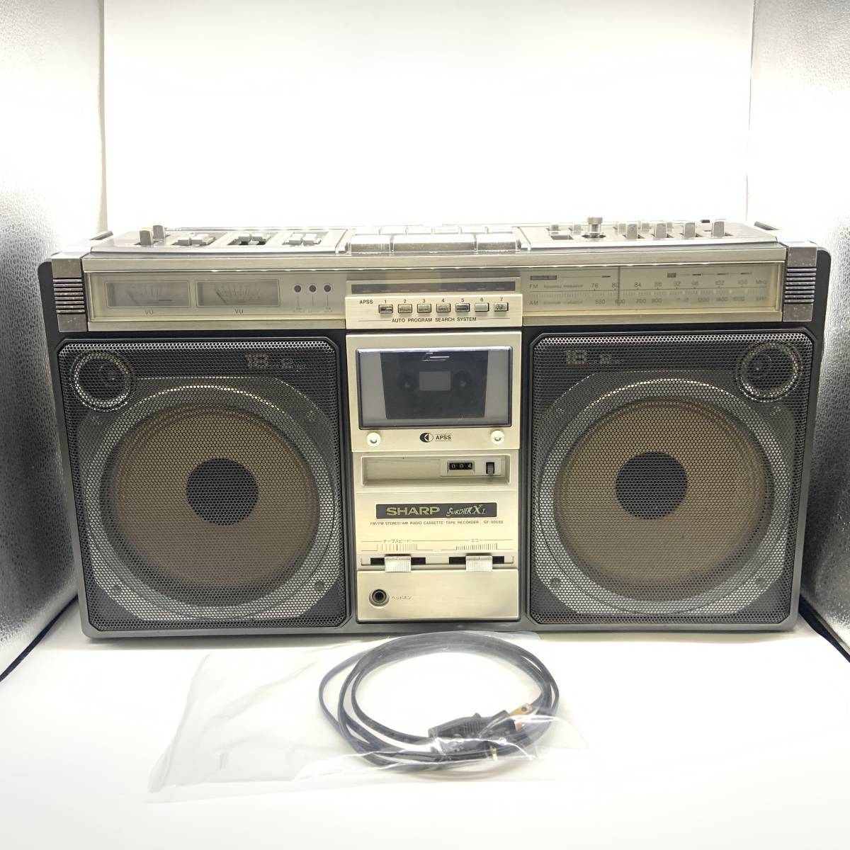 ▽難有☆SHARP シャープ/SEARCHER-XL/GF-505SB/FM/AM ステレオ