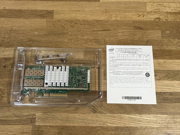 QNAP QN-X520-DA2 2ポート 10GbE SFP+ LANカード NAS 1円スタート