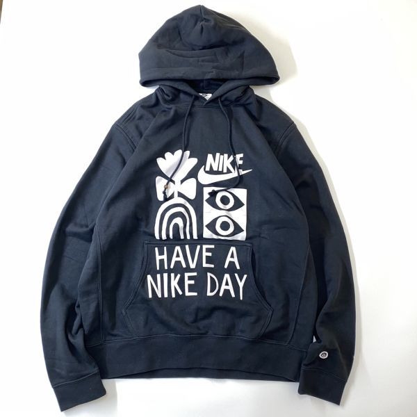 NIKE ナイキ HAVE A NIKE DAY パーカー 黒 XL DQ4172-010 23-0121-12-3
