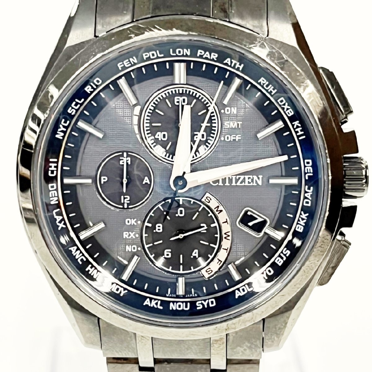 1円スタート】CITIZEN シチズン H804-T019731 アテッサ エコドライブ 