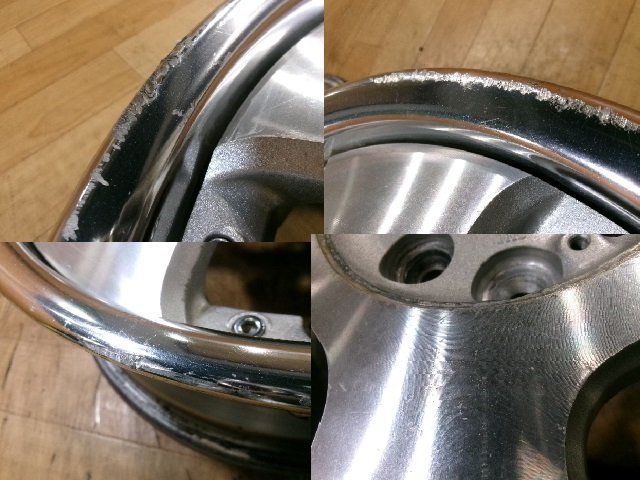 軽四 SSR ビエナ D ディッシュ 3ピース 日本製 ホイール 4本 4H-100