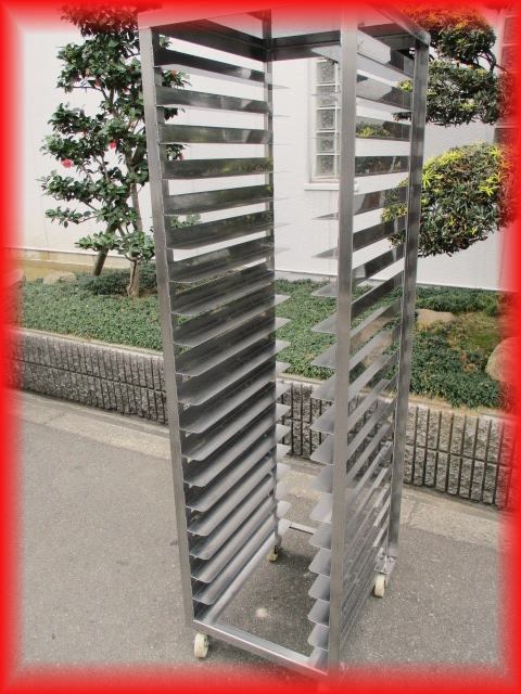 作業台 業務用 中古 パンラック ステンレス 470×550×1650mm 20段 厨房