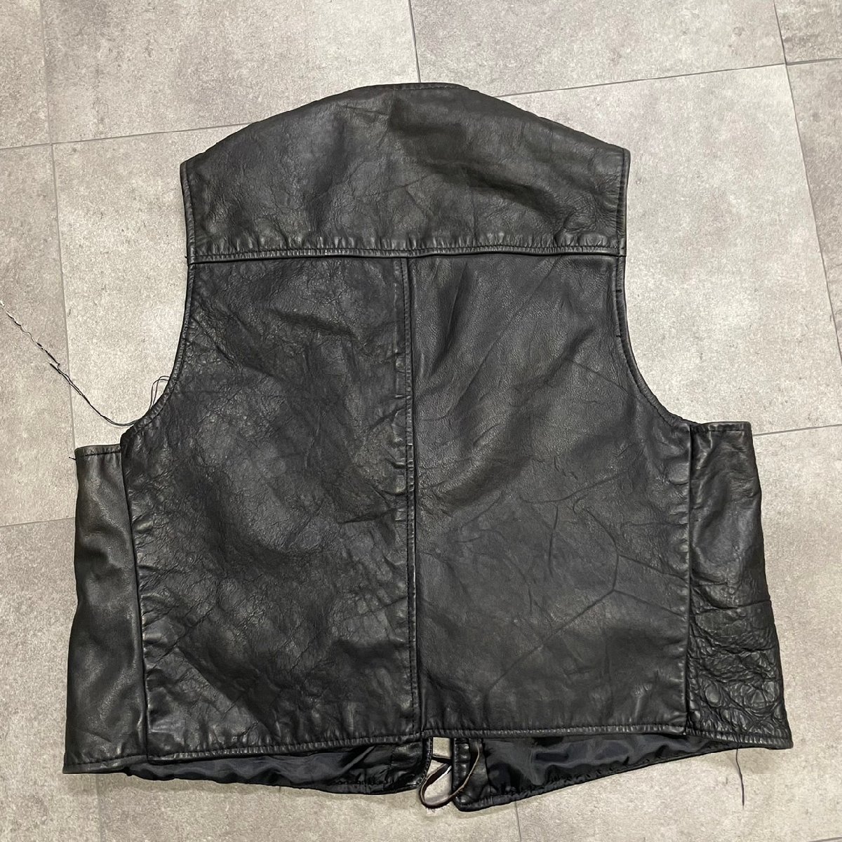 USA製 Schott レザーベスト XL ビンテージ アメカジ バイカー 