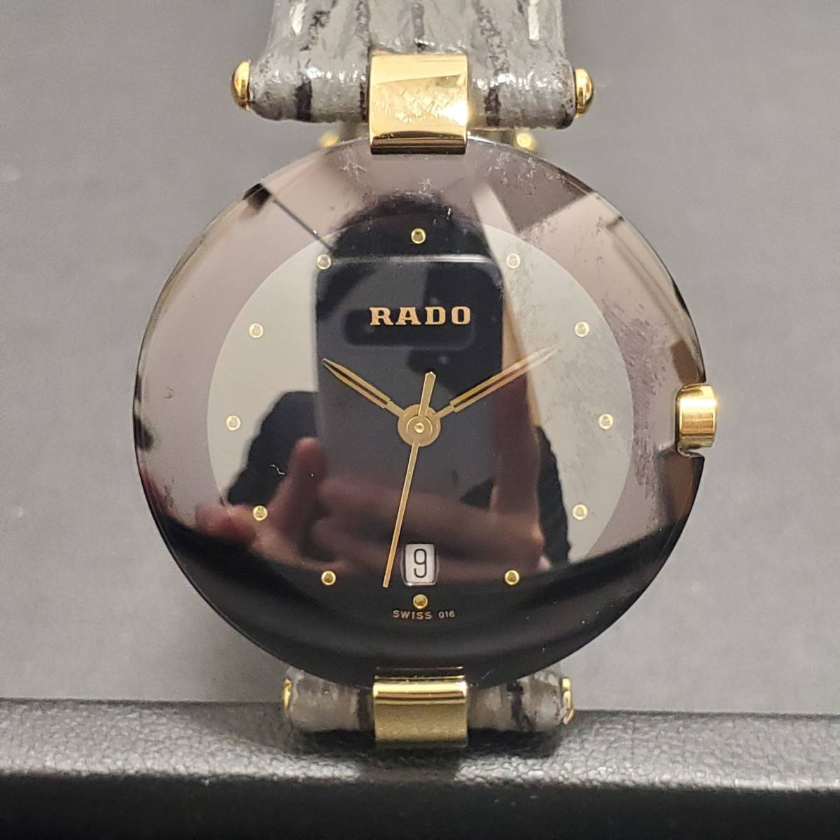Rado Coupole | Black 129.3575.4N Jubile Diamonds Quartz RADO