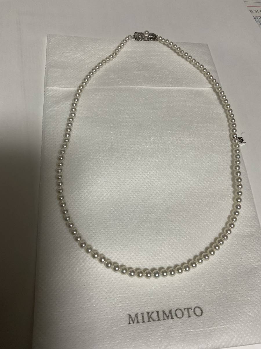 ミキモトベビーパールネックレス MIKIMOTOミキモト あこや真珠3mm 