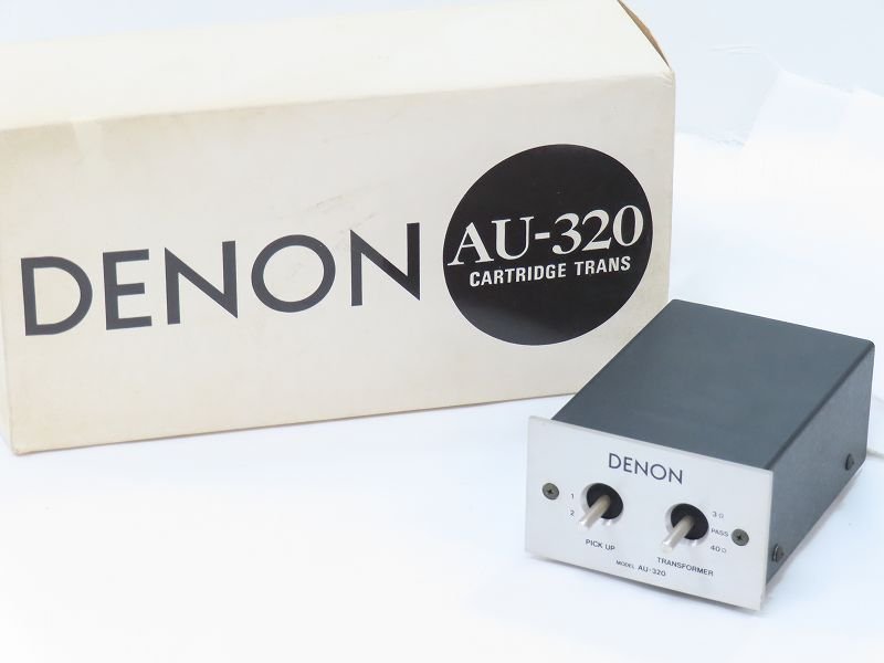 DENON AU-320 MC昇圧トランス 最安値中 DENON デノン AU-320 MC昇圧 