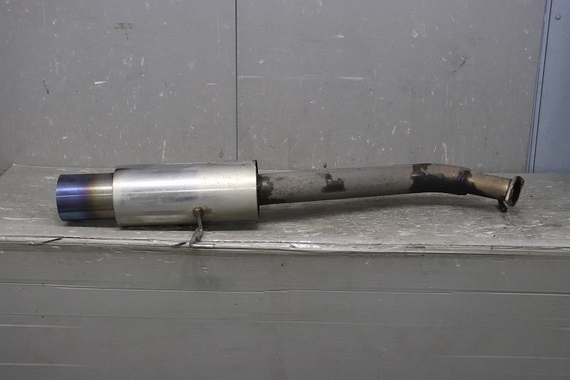 レガシィ セダン RSK 5MT ターボ A型 前期(BE5 BH) 純正 破損無 取付OK リアマフラー ワンオフ？ P030513