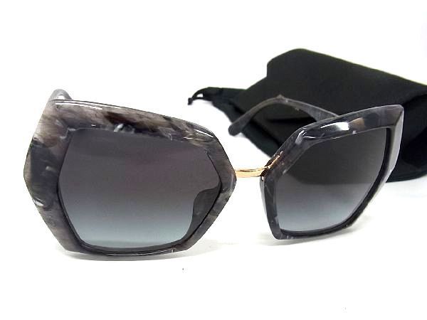 1円 ■新品同様■ DOLCE&GABBANA ドルチェ&ガッバーナ DG 4377-F 3251/8G 54□19 145 3N サングラス メガネ AH1632トス