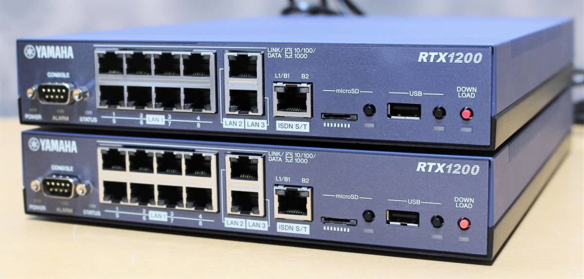 ジャンク【YAMAHA】ギガアクセス VPN ルーター RTX1210 初期化済 動作