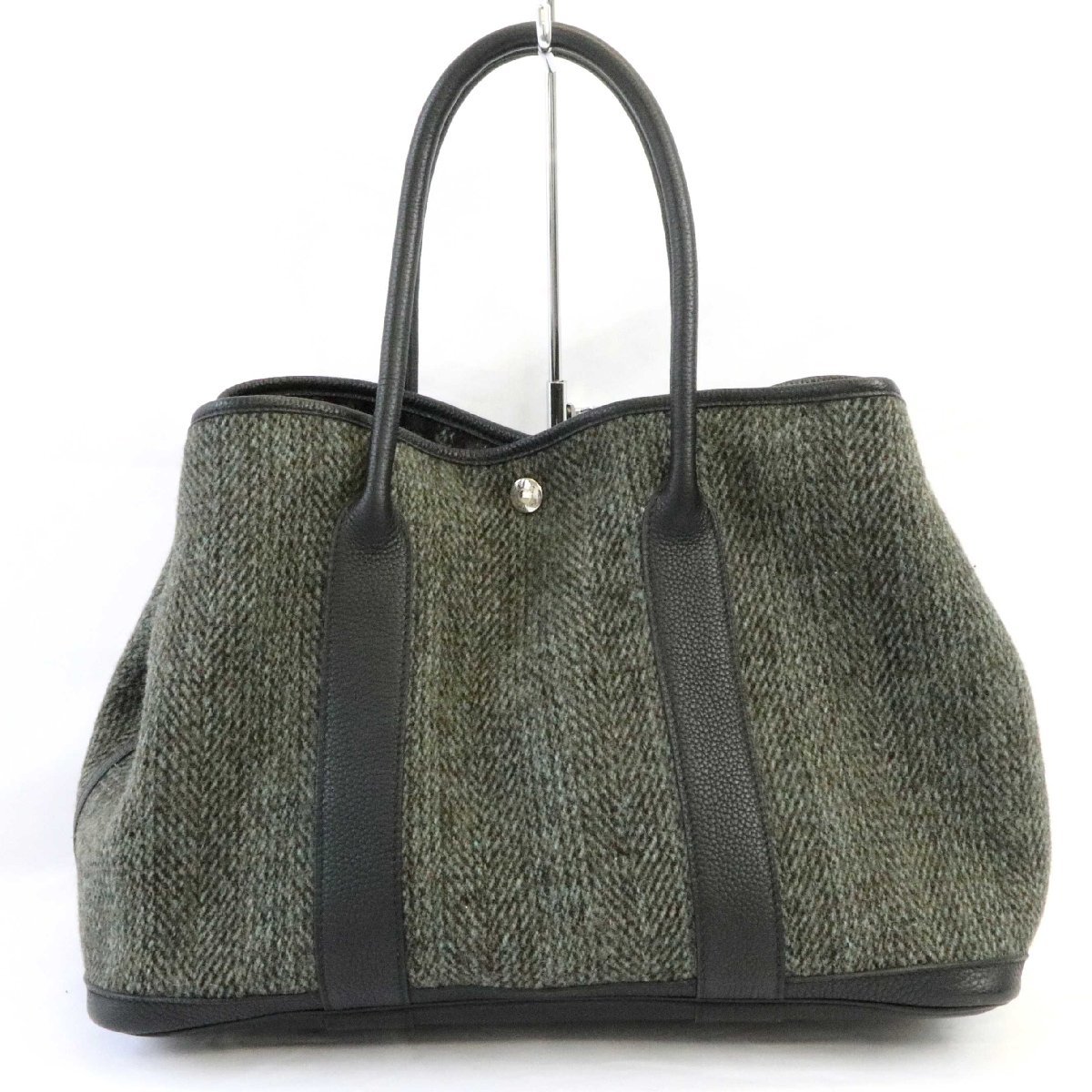 エルメス 保存袋 42×32 ヘリンボーン 布袋 巾着袋 袋 HERMES B18