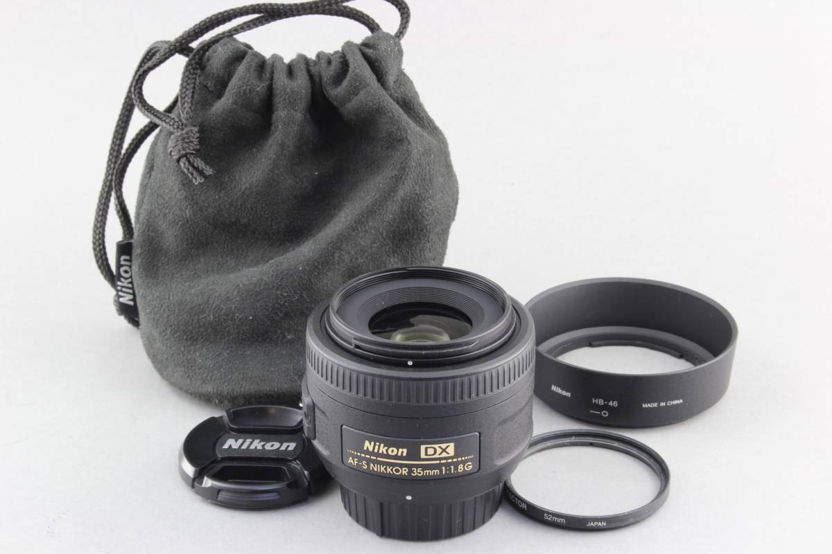 5【綺麗・レンズプロテクター付】 NIKON ニコン DX AF-S NIKKOR 35mm f