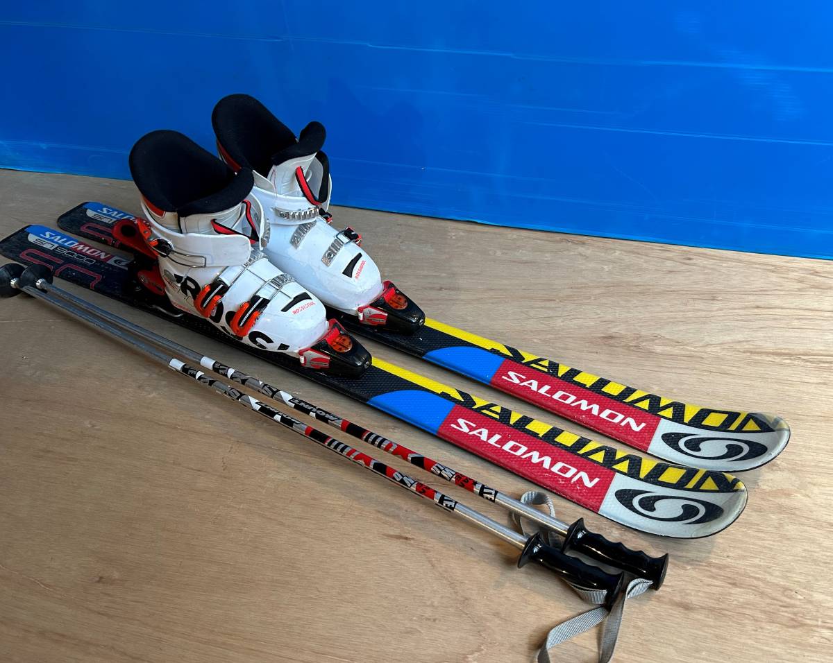 翌日発送可★子供用スキーセット★（120/22.5/100）★B-94