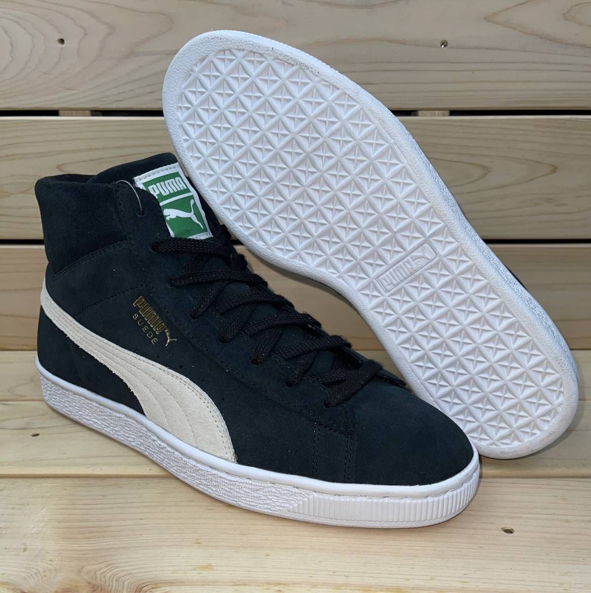 プーマ 27cm スウェード ミッド 21 ブラック 税込定価10780円 PUMA 