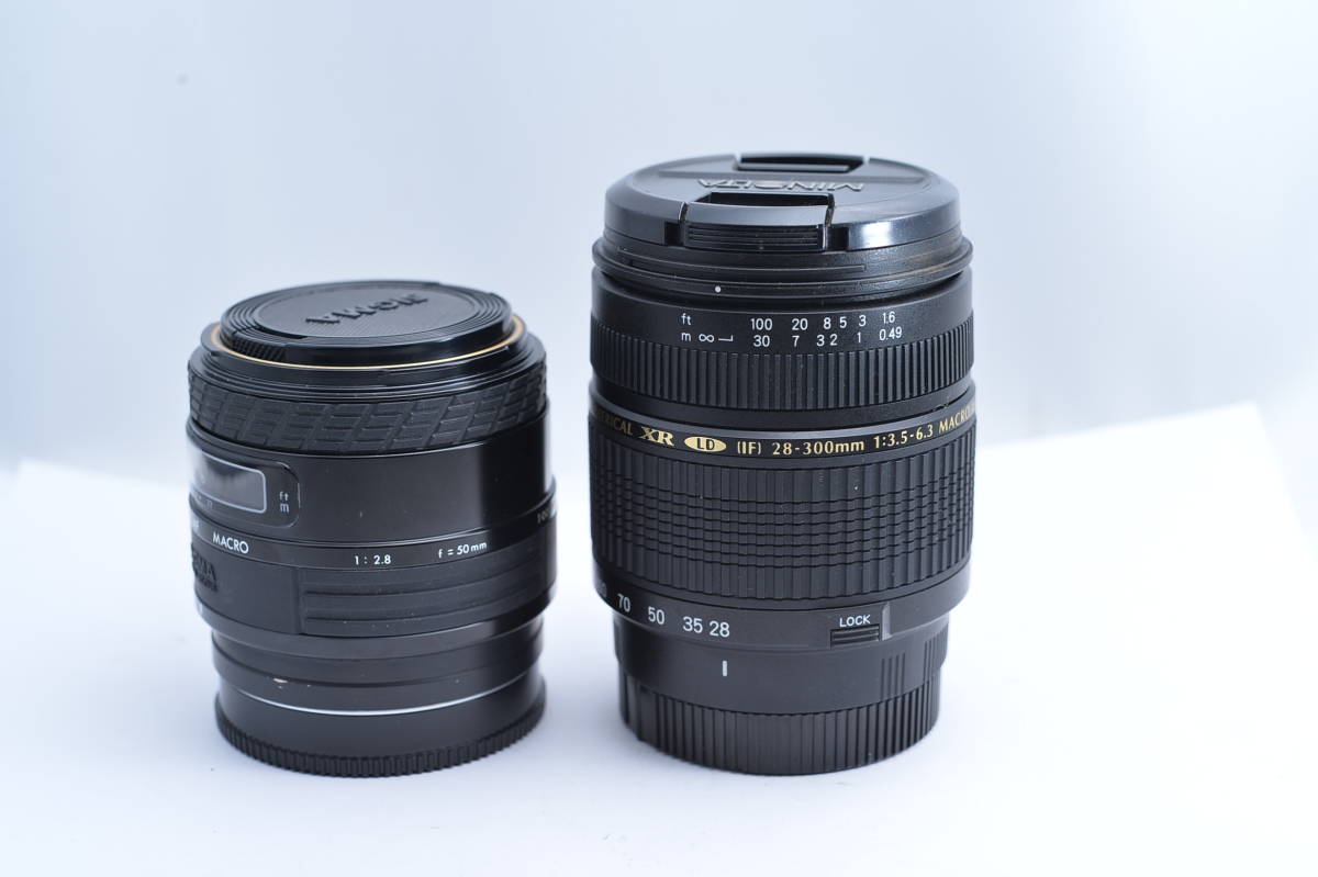 1528 Sigma tamron AF macro 50mm F2.8 XR 28-300mm F3.5-6.3 レンズ2