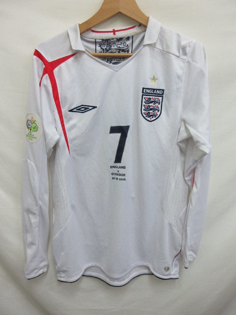 イングランド代表 ベッカム アンブロ UMBRO 長袖 ユニフォーム 0 中古