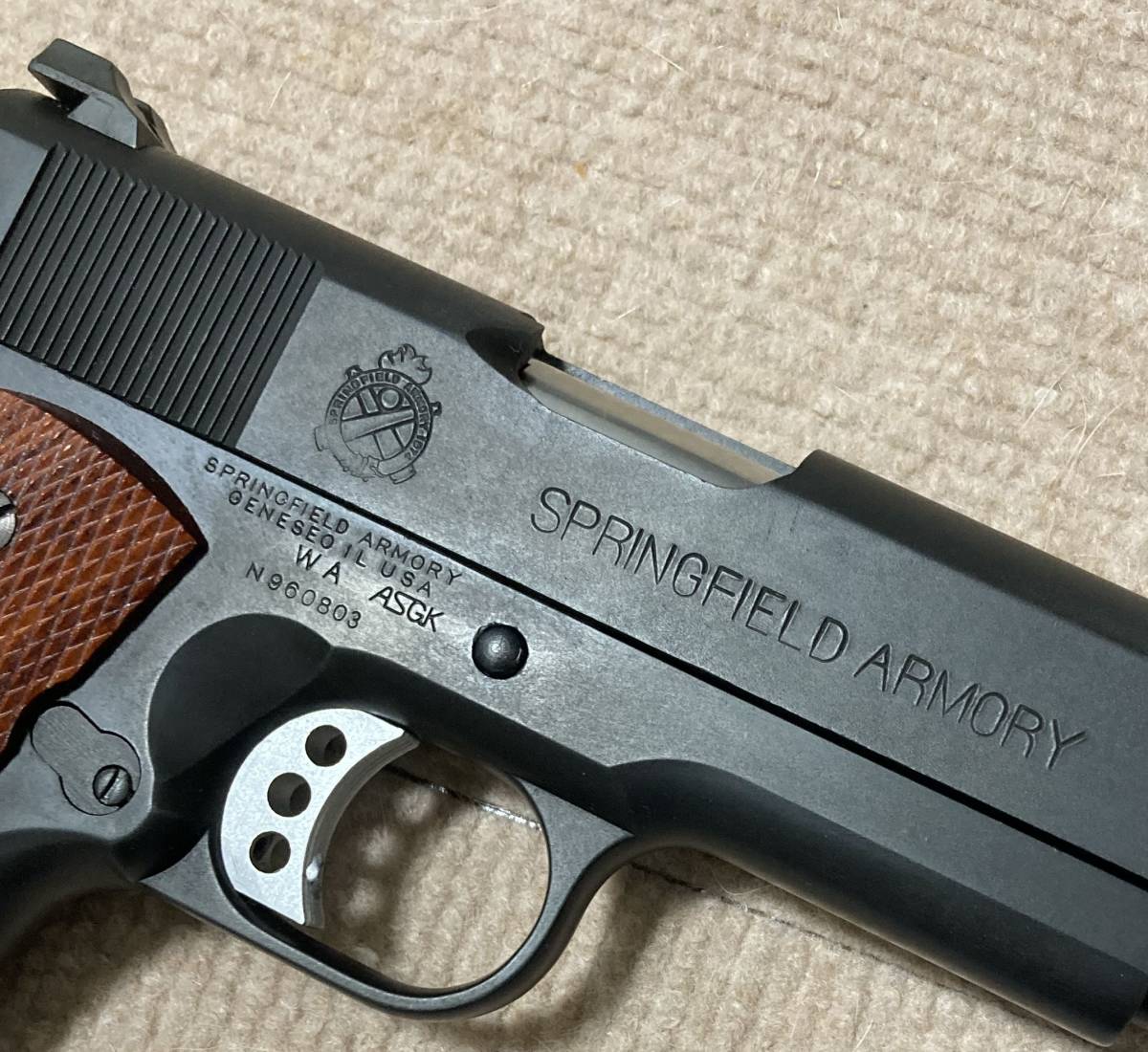 タナカ スプリングフィールド M1911A1 HW WA 純正パーツカスタム 木製