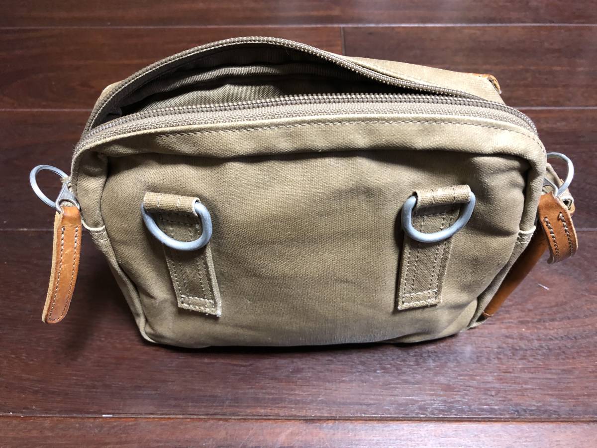 美品】吉田カバン PORTER ポーター キャンバス×レザー ベージュ