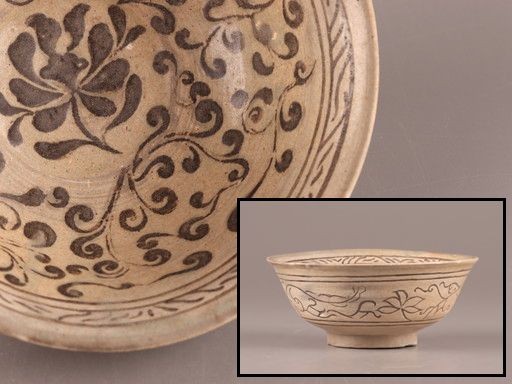 定番，2025 中国古玩 唐物 宋代 磁州窯 茶碗 時代物 極上品 初だし品 7811(宋)｜売買されたオークション情報、yahooの商品情報をアーカイブ公開 - オークファン 宋