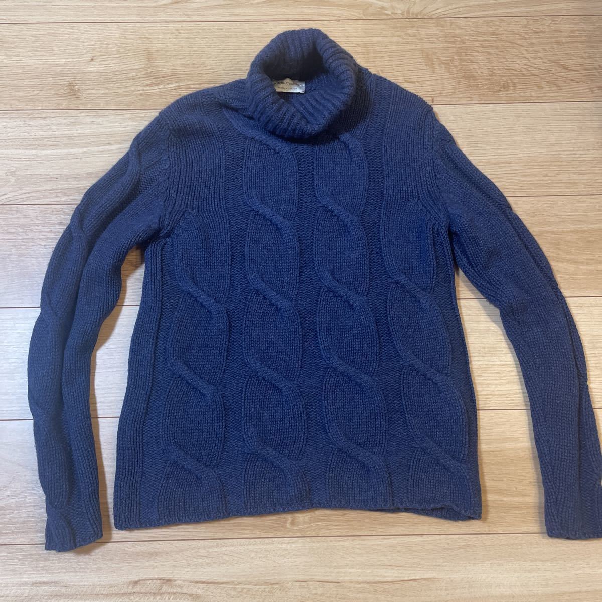 セッテフィーリカシミヤ settefili cashmere リブタートルネックニット