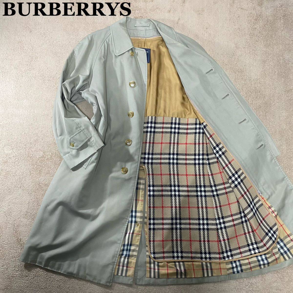 1円〜 バーバリー BURBERRYS ノバチェック ステンカラーコート