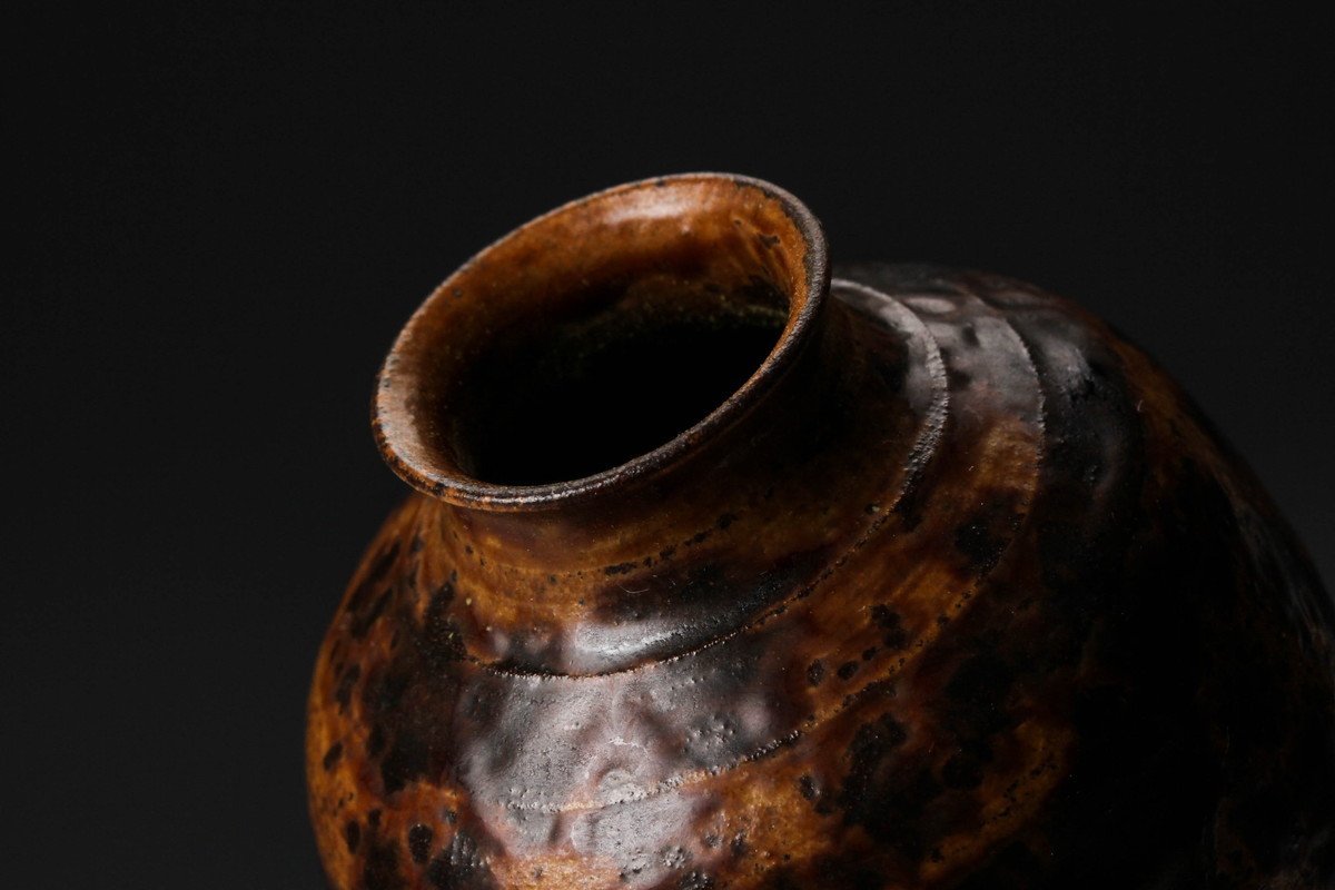 勝龍寺窯 中興名物岩城文琳写茶入 Yahoo!オークション 吹上文琳茶入