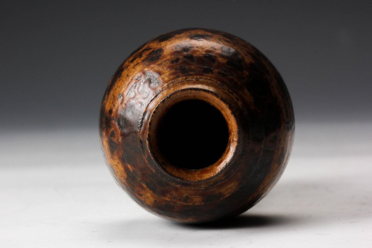 勝龍寺窯 中興名物岩城文琳写茶入 Yahoo!オークション 吹上文琳茶入