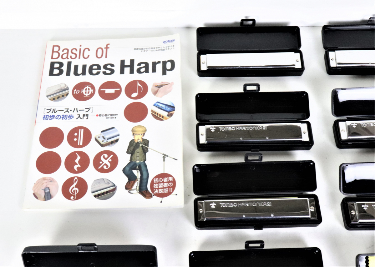 TOMBO 複音ハーモニカ A調 【ハーモニカ17点まとめ】 TOMBO BAND 21