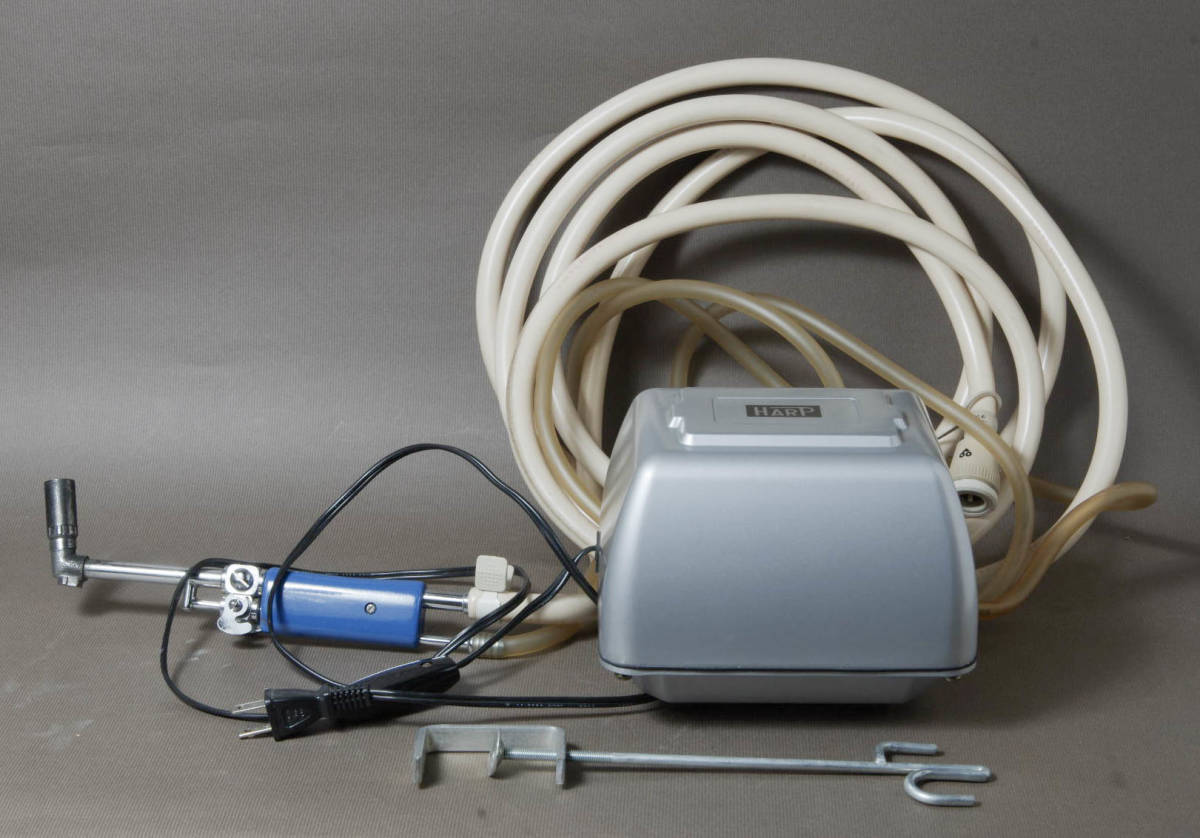 彫金用　ブロワー一式　中古品です　HARP　K15　ニューブロワー　AC100ｖ　50/60ＨＺ　19.5/18Ｗ　屋内用　使用頻度は少ないです