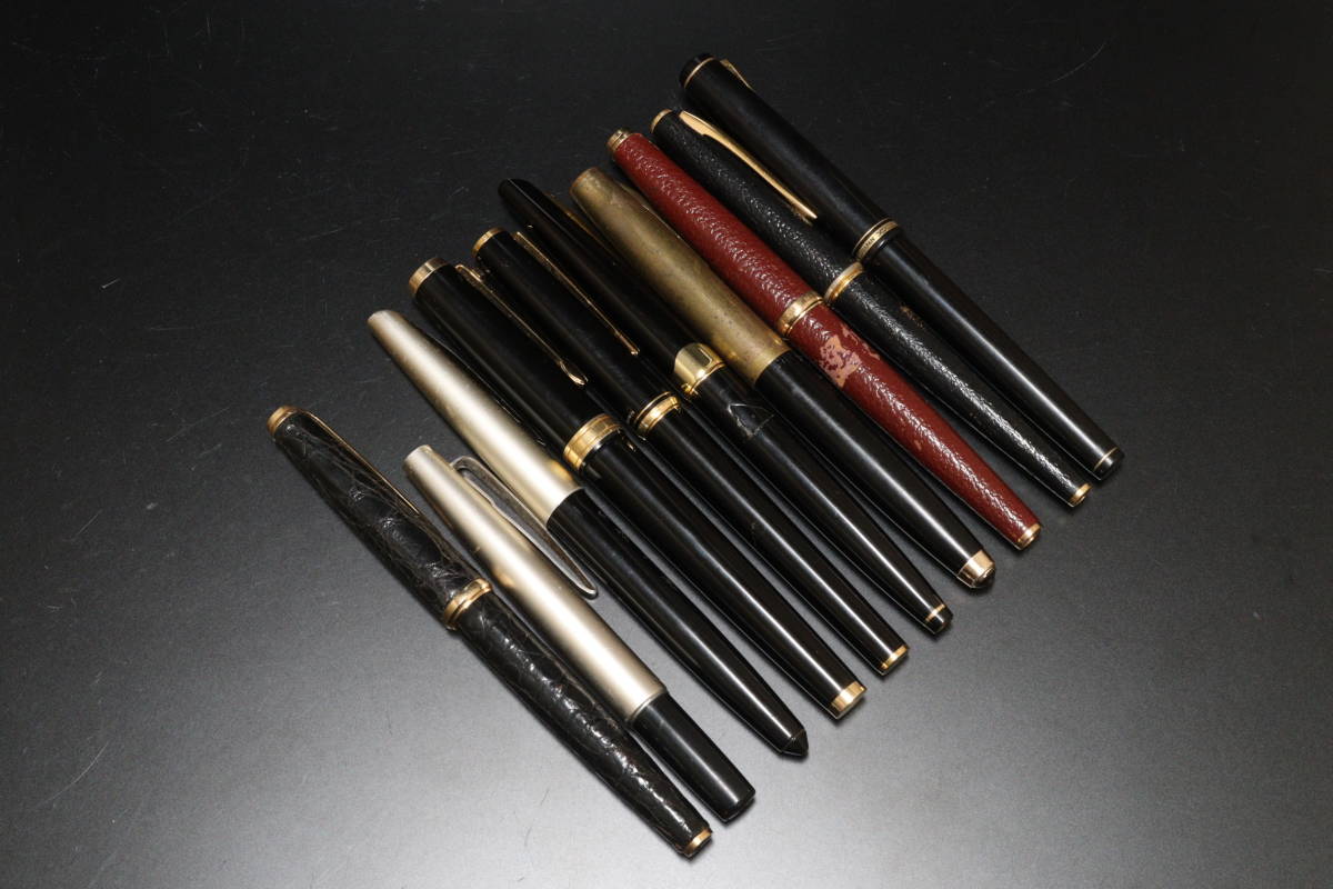 ペン先14K 14C 585 18K 750 21K万年筆10本