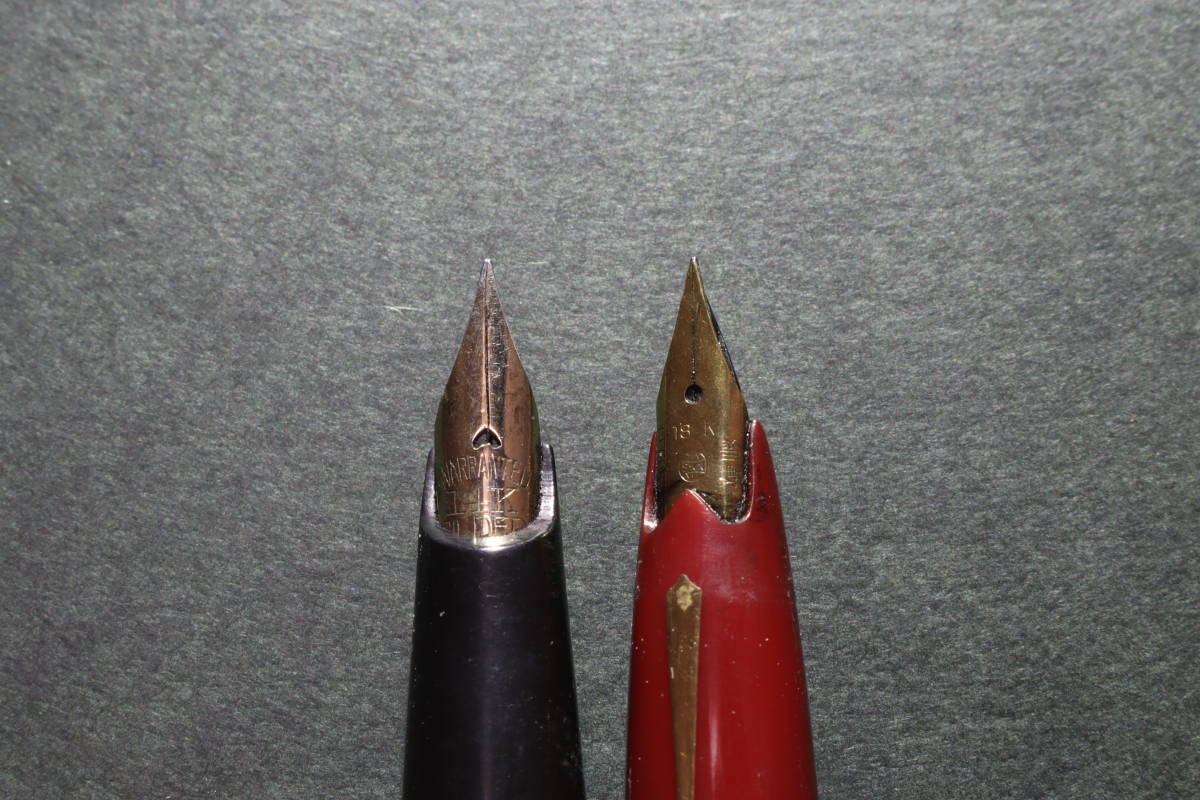 ブランド万年筆 10本おまとめ ペン先全て刻印入り 14K 18KWG 18K 750 585