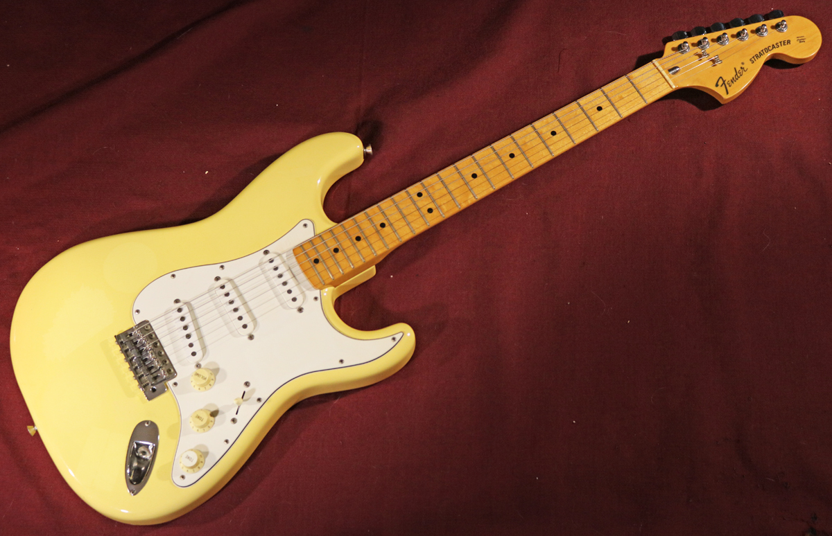Fender Japan】ST72-US（YWH）'72 Stratocaster Yellow White（USA