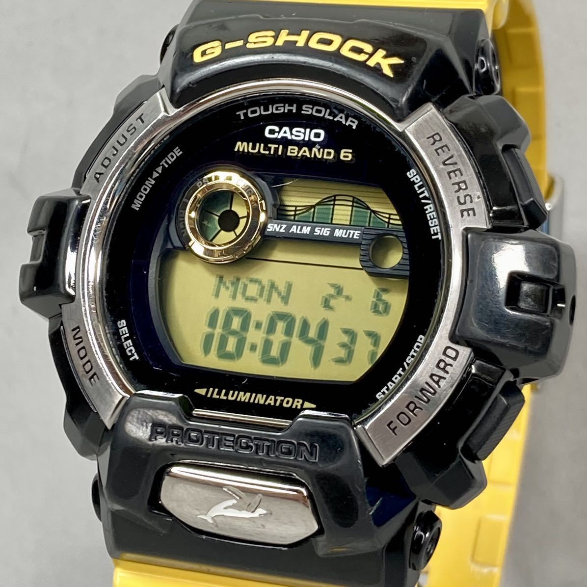 G-SHOCK/イルクジ/GWX-8901K/電波/時計/ソーラー/限定/黒×黄 CASIO(カシオ) G-SHOCK GWX-8901K-1JR イルカクジラモデルの買取実績