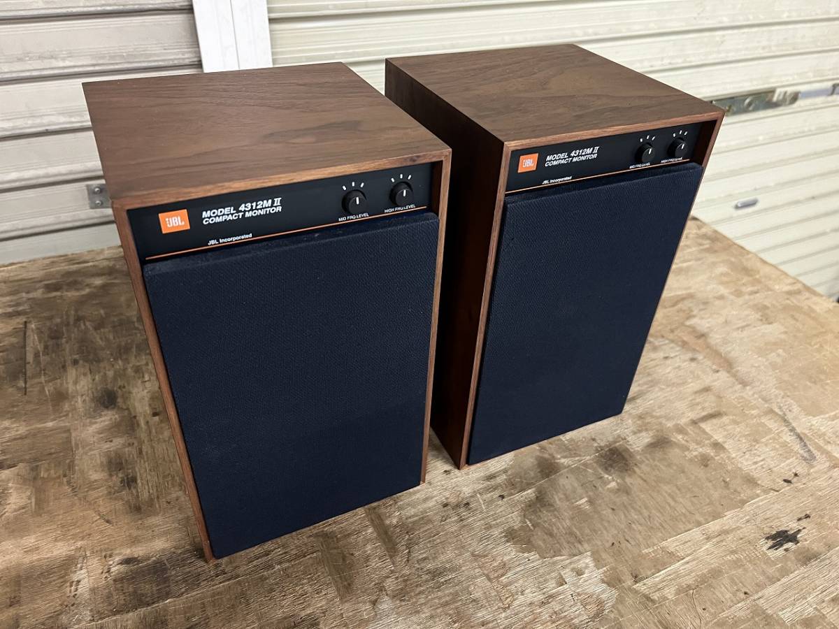 2025，人気SALE ♪♪ JBL スピーカー 4312M II ペア 金具付き used ♪♪