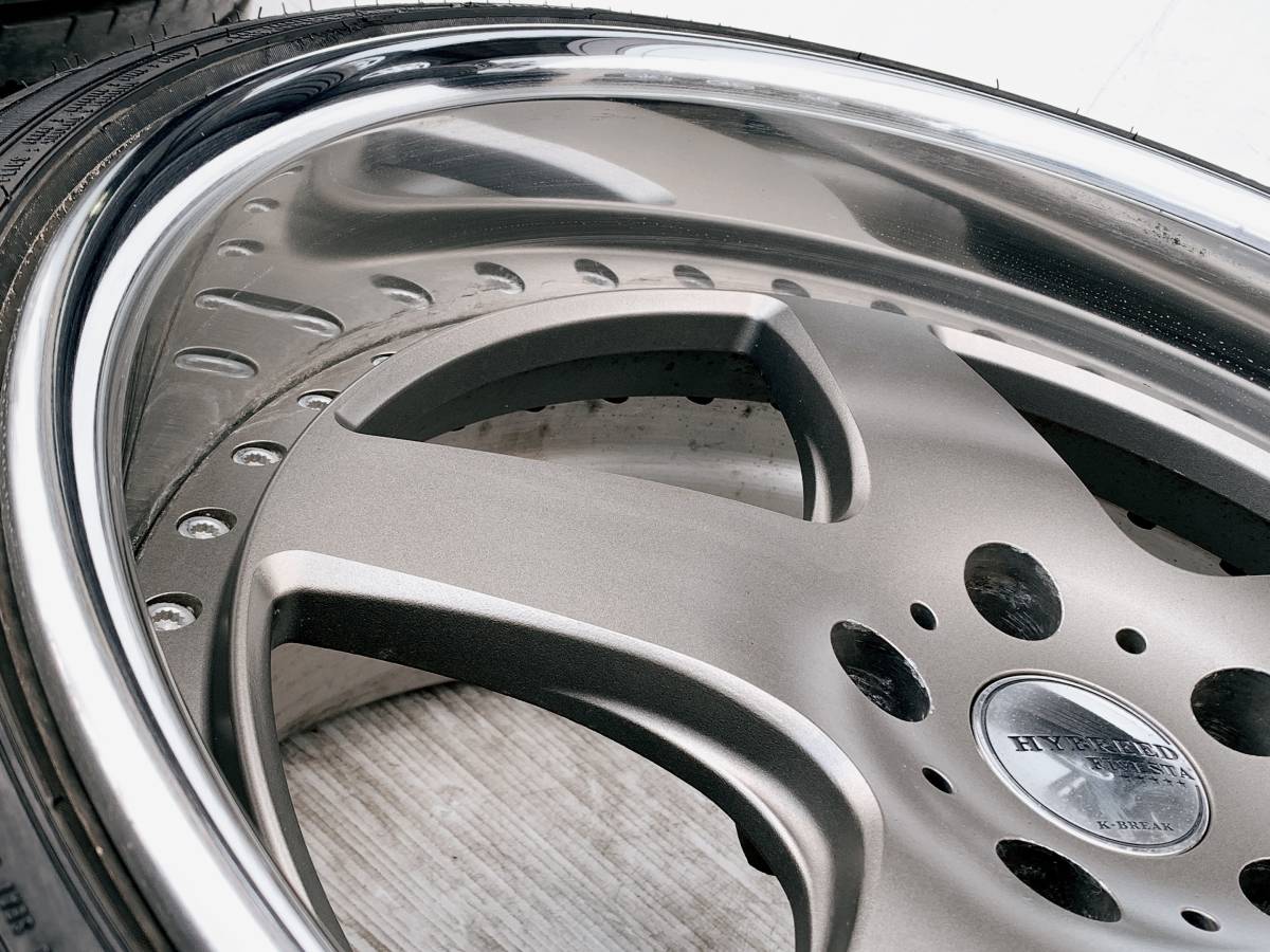 深リム！バリ山！K-BREAK HYBREED FIVESTA ケイブレイク 19インチ 前後 