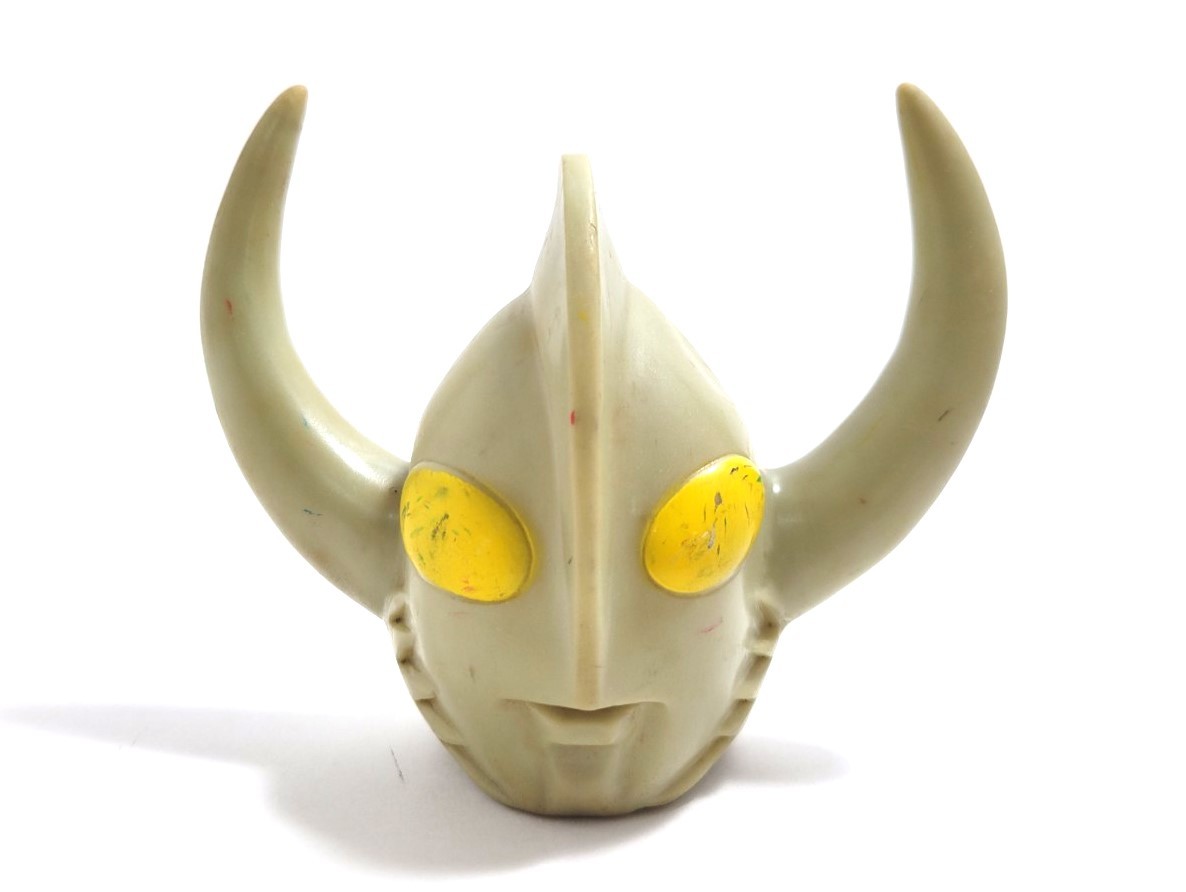 ■ (Y)【ジャンク品】ブルマァク ウルトラの父 フィギュア用 脱着マスク ソフビ 円谷プロ レトロ 当時物 (36007IT5)