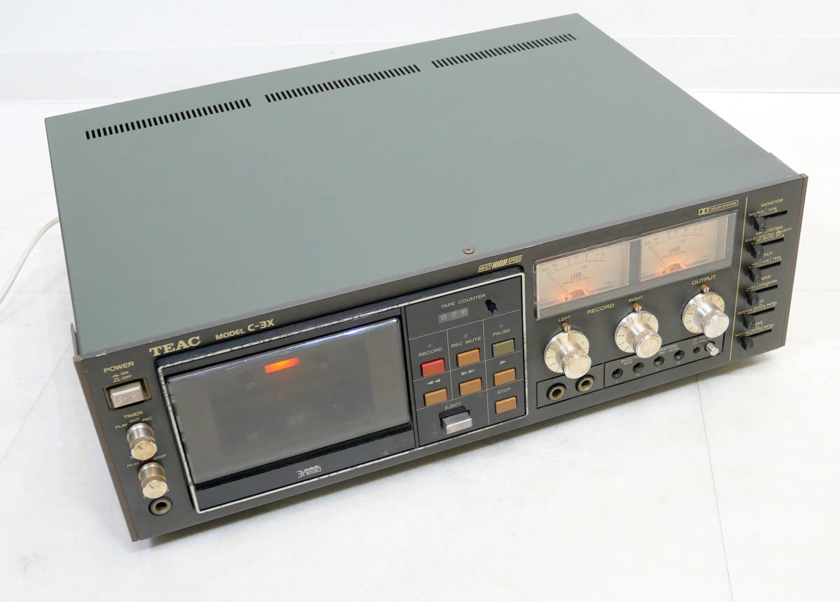 商品レトロ 希少商品）TEAC カセット レコーダー C-3X 商品レトロ 希少