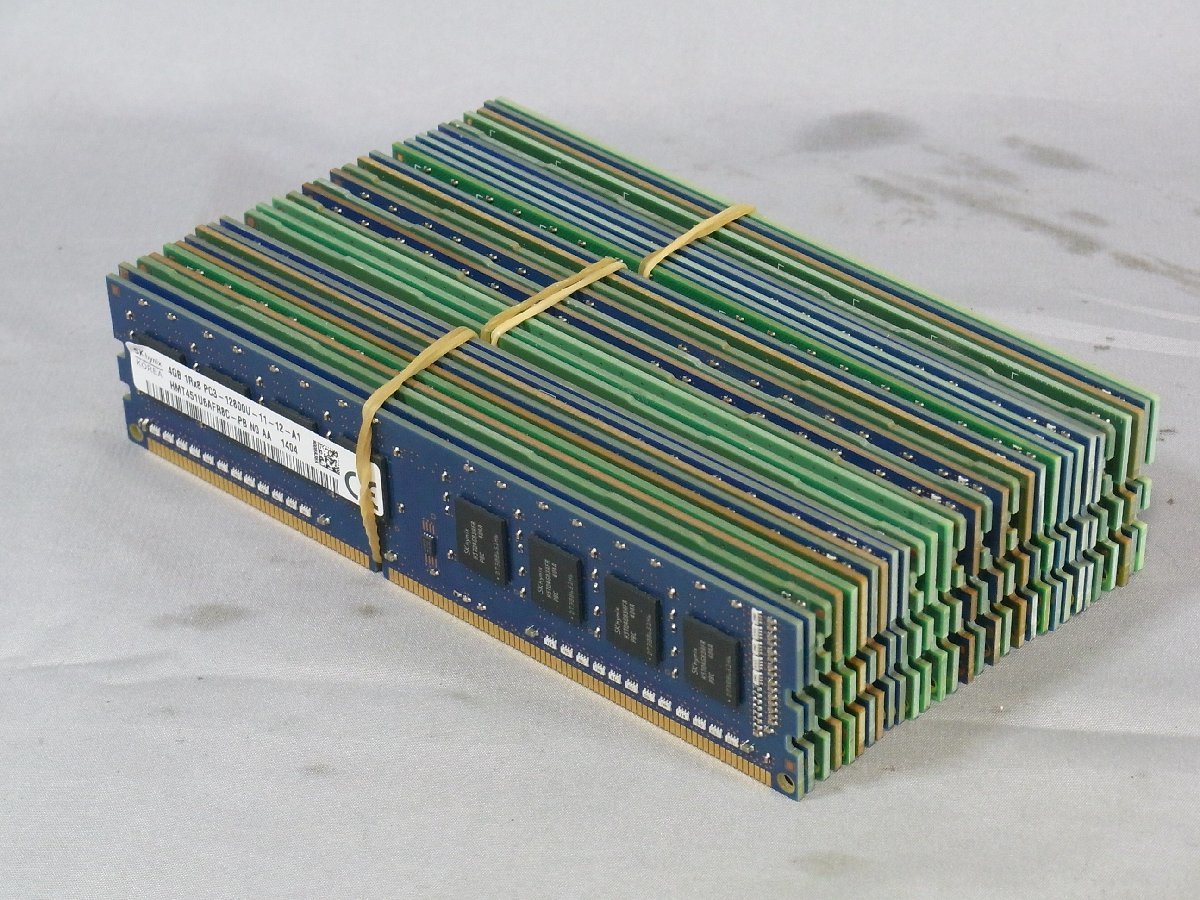 B33452 O-01302 PC3-12800 DDR3メモリー 4GB 30枚セット ジャンク 動作未確認