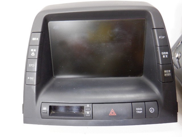 ○トヨタ プリウス NHW20 純正 HDDマルチナビモニター 86110-47200