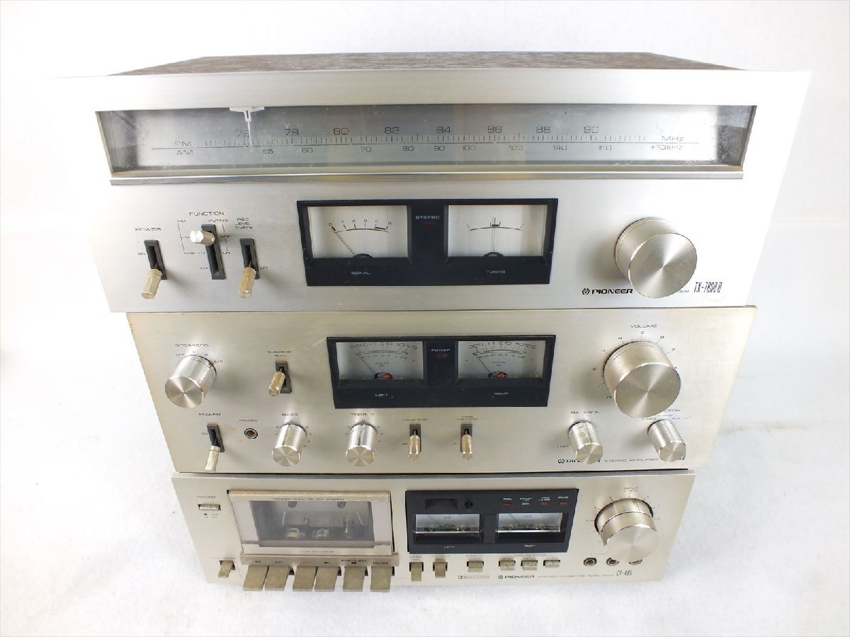 PIONEER システムコンポ CT-405 SA-7600Ⅱ TX-7800Ⅱ 【公式通販】