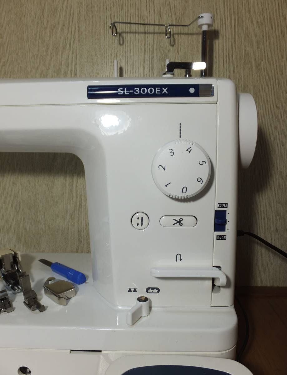 JUKI SL-300EX 中古・完動品 （JUKI SL300EX 職業用ミシン 中古 不合理）