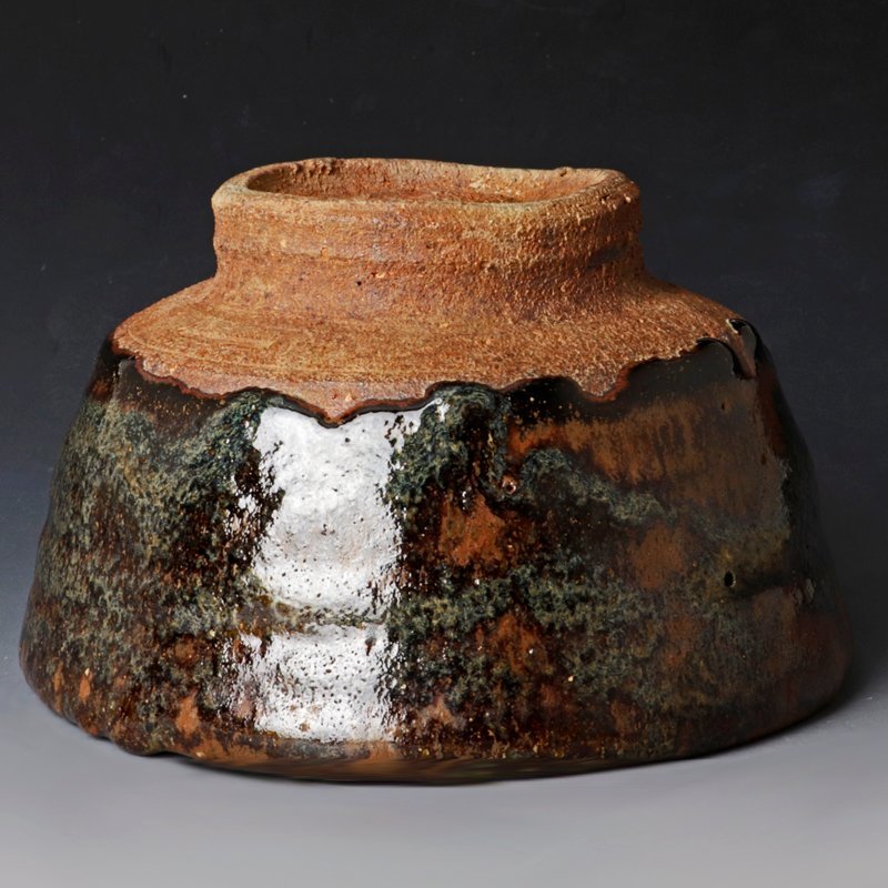 Yahoo!オークション - 加藤重高 斑釉 【古美味】加藤重高作 斑釉茶碗