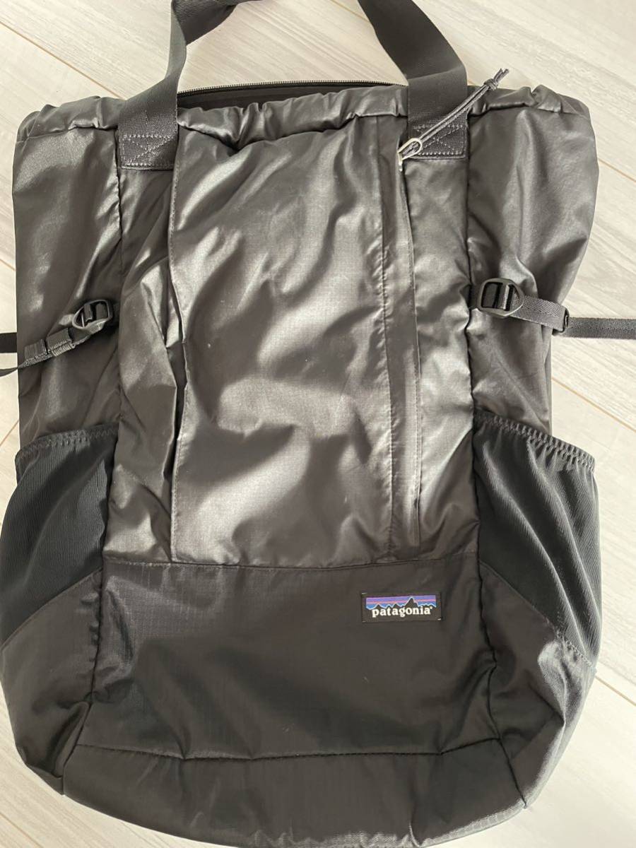 patagonia パタゴニア ライトウェイトトラベルトートパック 2WAY 黒
